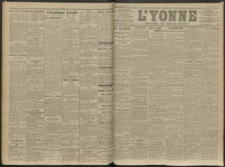 2 vues - L\'Yonne, journal du département, n° 292, vendredi 4 décembre 1914 (ouvre la visionneuse)