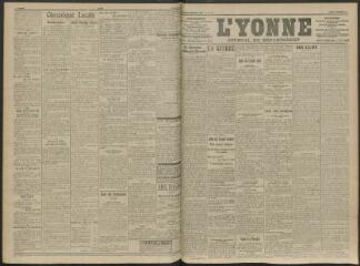 2 vues - L\'Yonne, journal du département, n° 299, samedi 12 décembre 1914 (ouvre la visionneuse)