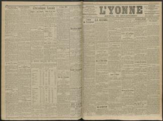 2 vues - L\'Yonne, journal du département, n° 302, mercredi 16 décembre 1914 (ouvre la visionneuse)
