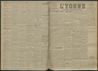 3 vues - L\'Yonne, journal du département, n° 123, mercredi 2 juin 1915 (ouvre la visionneuse)