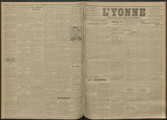3 vues - L\'Yonne, journal du département, n° 172, mardi 27 juillet 1915 (ouvre la visionneuse)