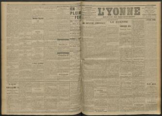 3 vues - L\'Yonne, journal du département, n° 214, mardi 14 septembre 1915 (ouvre la visionneuse)