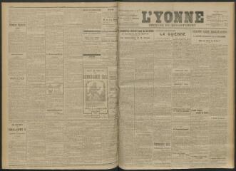 3 vues - L\'Yonne, journal du département, n° 237, mercredi 13 octobre 1915 (ouvre la visionneuse)