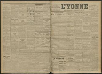 3 vues - L\'Yonne, journal du département, n° 255, mercredi 3 novembre 1915 (ouvre la visionneuse)