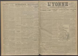 3 vues - L\'Yonne, journal du département, n° 35, vendredi 11 février 1916 (ouvre la visionneuse)