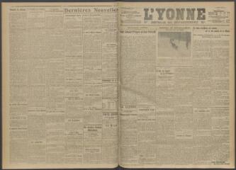 3 vues - L\'Yonne, journal du département, n° 55, mardi 7 mars 1916 (ouvre la visionneuse)