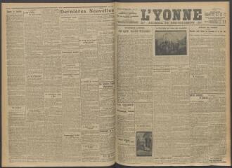 3 vues - L\'Yonne, journal du département, n° 124, samedi 27 mai 1916 (ouvre la visionneuse)