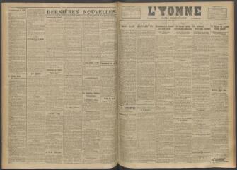 3 vues - L\'Yonne, journal du département, n° 143, samedi 17 juin 1916 (ouvre la visionneuse)