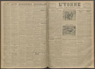 3 vues - L\'Yonne, journal du département, n° 181, mercredi 2 août 1916 (ouvre la visionneuse)