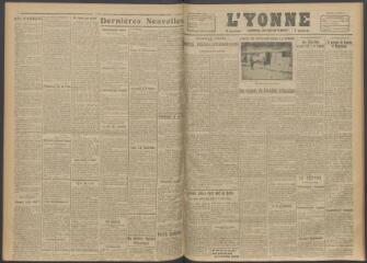 3 vues - L\'Yonne, journal du département, n° 235, mercredi 4 octobre 1916 (ouvre la visionneuse)
