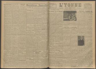 3 vues - L\'Yonne, journal du département, n° 242, jeudi 12 octobre 1916 (ouvre la visionneuse)