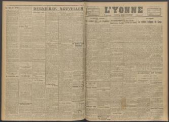 3 vues - L\'Yonne, journal du département, n° 243, vendredi 13 octobre 1916 (ouvre la visionneuse)