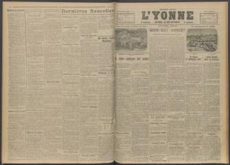 3 vues - L\'Yonne, journal du département, n° 275, mardi 21 novembre 1916 (ouvre la visionneuse)