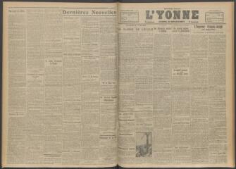 3 vues - L\'Yonne, journal du département, n° 277, jeudi 23 novembre 1916 (ouvre la visionneuse)