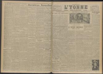 3 vues - L\'Yonne, journal du département, n° 295, jeudi 14 décembre 1916 (ouvre la visionneuse)
