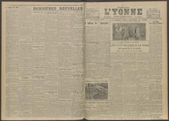 3 vues - L\'Yonne, journal du département, n° 303, samedi 23 décembre 1916 (ouvre la visionneuse)