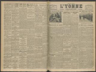 3 vues - L\'Yonne, journal du département, n° 101, samedi 28 avril 1917 (ouvre la visionneuse)