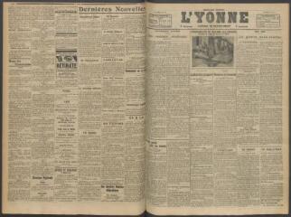 3 vues - L\'Yonne, journal du département, n° 104, mercredi 2 mai 1917 (ouvre la visionneuse)
