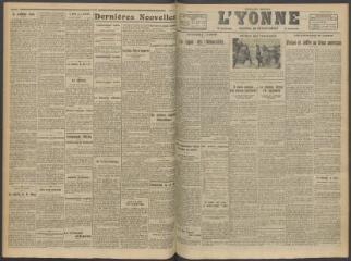 3 vues - L\'Yonne, journal du département, n° 105, jeudi 3 mai 1917 (ouvre la visionneuse)