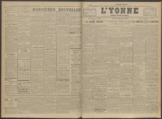 3 vues - L\'Yonne, journal du département, n° 276, samedi 17 novembre 1917 (ouvre la visionneuse)