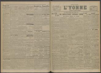 2 vues - L\'Yonne, journal du département, n° 131, mardi 4 juin 1918 (ouvre la visionneuse)