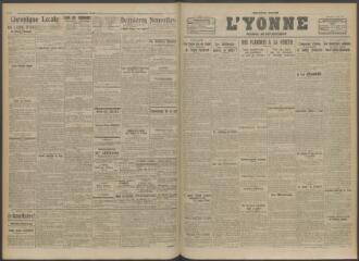 2 vues - L\'Yonne, journal du département, n° 144, mercredi 19 juin 1918 (ouvre la visionneuse)