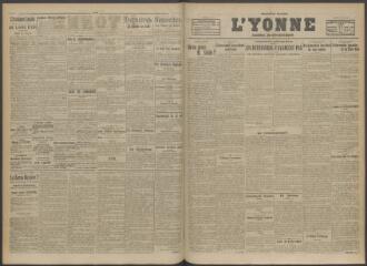 3 vues - L\'Yonne, journal du département, n° 147, samedi 22 juin 1918 (ouvre la visionneuse)