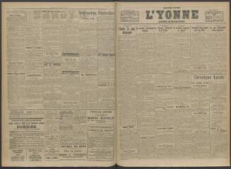 2 vues - L\'Yonne, journal du département, n° 151, jeudi 27 juin 1918 (ouvre la visionneuse)