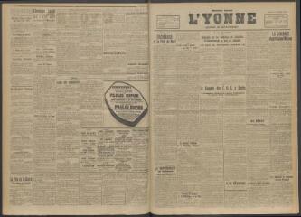 2 vues - L\'Yonne, journal du département, n° 294, mercredi 18 décembre 1918 (ouvre la visionneuse)