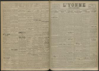3 vues - L\'Yonne, journal du département, n° 188, mercredi 27 août 1919 (ouvre la visionneuse)
