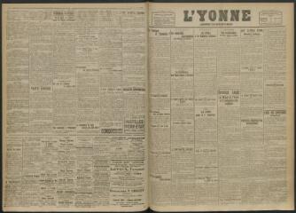 2 vues - L\'Yonne, journal du département, n° 217, mardi 30 septembre 1919 (ouvre la visionneuse)