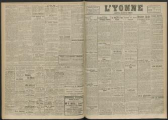 2 vues - L\'Yonne, journal du département, n° 223, mardi 7 octobre 1919 (ouvre la visionneuse)