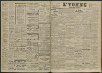2 vues - L\'Yonne, journal du département, n° 241, jeudi 4 décembre 1919 (ouvre la visionneuse)