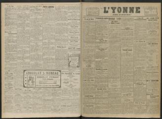 2 vues - L\'Yonne, journal du département, n° 36, jeudi 12 février 1920 (ouvre la visionneuse)