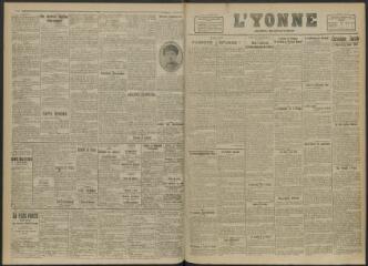 3 vues - L\'Yonne, journal du département, n° 46, mardi 24 février 1920 (ouvre la visionneuse)