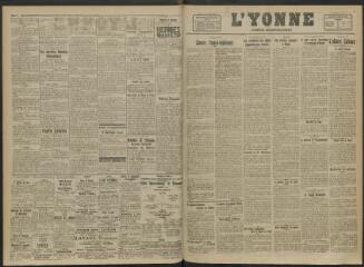 3 vues - L\'Yonne, journal du département, n° 48, jeudi 26 février 1920 (ouvre la visionneuse)