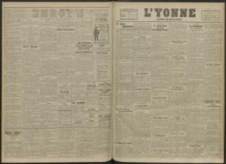 3 vues - L\'Yonne, journal du département, n° 116, mercredi 19 mai 1920 (ouvre la visionneuse)