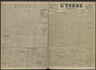 2 vues - L\'Yonne, journal du département, n° 160, mardi 13 juillet 1920 (ouvre la visionneuse)