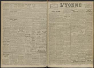 3 vues - L\'Yonne, journal du département, n° 176, jeudi 29 juillet 1920 (ouvre la visionneuse)