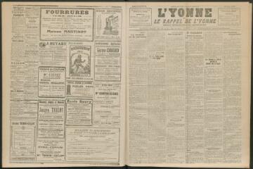 3 vues - L\'Yonne et le Rappel de l\'Yonne, organe démocratique du département, n° 302, samedi 29 décembre 1923 (ouvre la visionneuse)