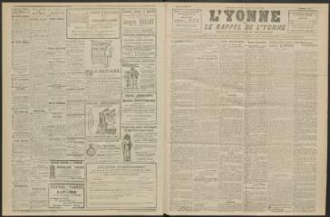 3 vues - L\'Yonne et le Rappel de l\'Yonne, organe démocratique du département, n° 3, jeudi 3 janvier 1924 (ouvre la visionneuse)