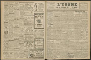 3 vues - L\'Yonne et le Rappel de l\'Yonne, organe démocratique du département, n° 136, mardi 6 mai 1924 (ouvre la visionneuse)