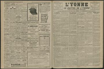 3 vues - L\'Yonne et le Rappel de l\'Yonne, organe démocratique du département, n° 149, mercredi 21 mai 1924 (ouvre la visionneuse)