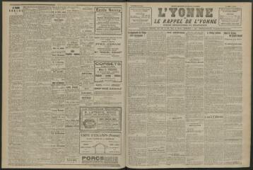 3 vues - L\'Yonne et le Rappel de l\'Yonne, organe démocratique du département, n° 153, dimanche 25 mai 1924 (ouvre la visionneuse)
