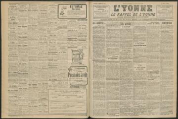 3 vues - L\'Yonne et le Rappel de l\'Yonne, organe démocratique du département, n° 245, mercredi 17 septembre 1924 (ouvre la visionneuse)