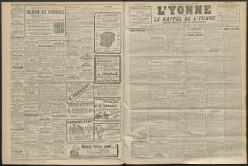 3 vues - L\'Yonne et le Rappel de l\'Yonne, organe démocratique du département, n° 127, samedi 6 juin 1925 (ouvre la visionneuse)