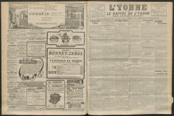 3 vues - L\'Yonne et le Rappel de l\'Yonne, organe démocratique du département, n° 106, mardi 4 mai 1926 (ouvre la visionneuse)
