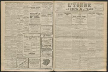 3 vues - L\'Yonne et le Rappel de l\'Yonne, organe démocratique du département, n° 114, vendredi 14 mai 1926 (ouvre la visionneuse)