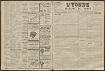 3 vues - L\'Yonne et le Rappel de l\'Yonne, organe démocratique du département, n° 135, jeudi 10 juin 1926 (ouvre la visionneuse)