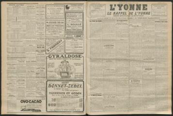 3 vues - L\'Yonne et le Rappel de l\'Yonne, organe démocratique du département, n° 136, vendredi 11 juin 1926 (ouvre la visionneuse)
